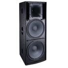 Best Dual 15" Cabinet Audio System Loudspeaker For Live Sound Bands for sale