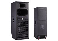 China Commercial Passive Pa System 15 Inch Plywood , Passive Pa Speakers Black Paint distributor