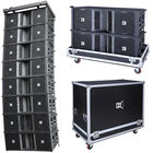 China Professional Line Array Speakers Dual 12'' Powered Musical Instrument , Active Pa Speaker distributor