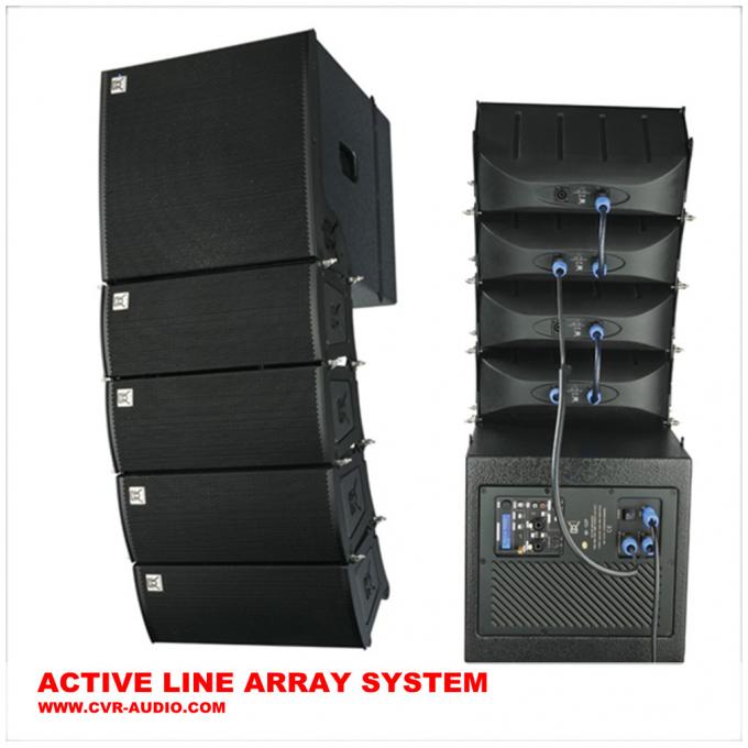 Self Powered Speaker System PA Cabinet Audio Line Array Loudspeakers