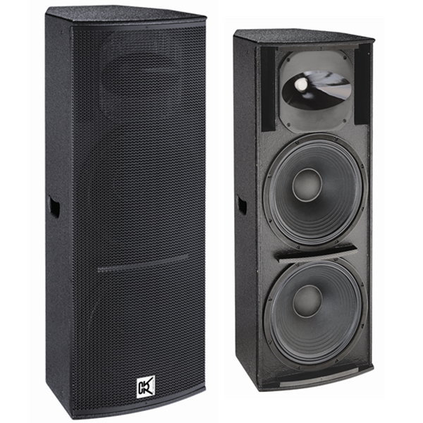 Outdoor Pro Sound Speaker Dj Equipment Weeding Party Audio System Dual 15 Inch