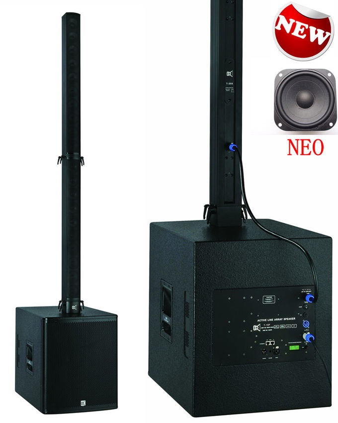 Active Line Array Speakers 18inch Sub Woofer , Column Bluetooth Speaker Music Instrument
