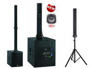 China Aluminum Plywood Column Array Speakers Bar Sound System , Pro Sound Speakers 18 Inch distributor