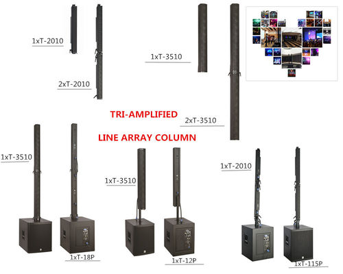 Active Column Array Speakers Indoor Line Array + Bar Sound KTV Sound System supplier