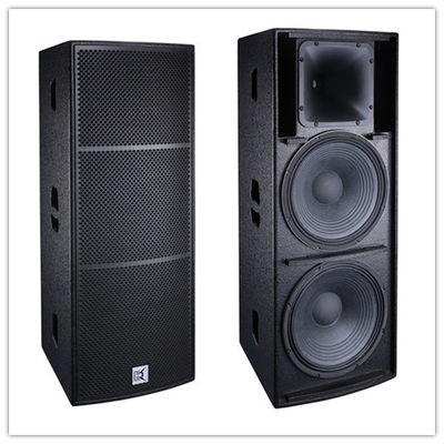 900 Watt Dual 15 Inch Plywood Speaker Box Two Way Full Range Sound System supplier