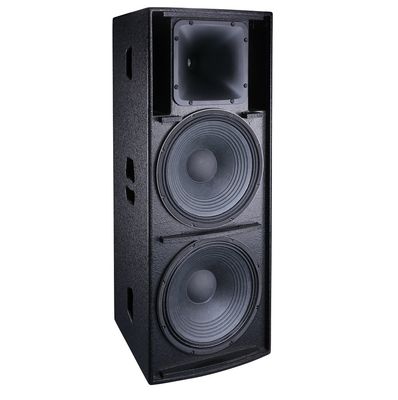 Dual 15" Cabinet Audio System Loudspeaker For Live Sound Bands supplier