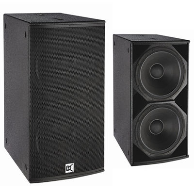 Dual 15" Cabinet Audio System Loudspeaker For Live Sound Bands supplier