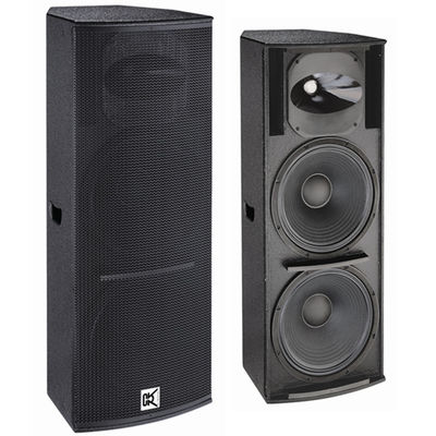 Dual 15" Cabinet Audio System Loudspeaker For Live Sound Bands supplier