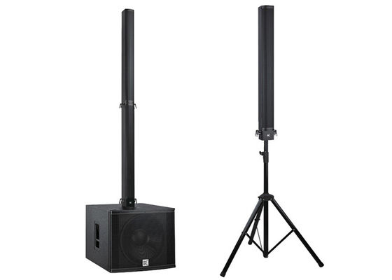 Stage Carvin Column Array Black Paint , Powered Line Array Speaker supplier