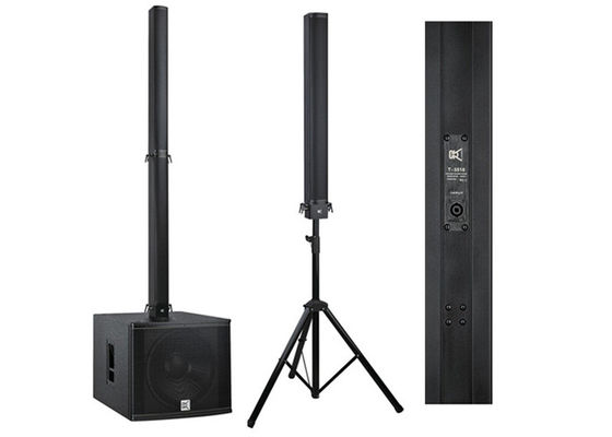 Stage Carvin Column Array Black Paint , Powered Line Array Speaker supplier