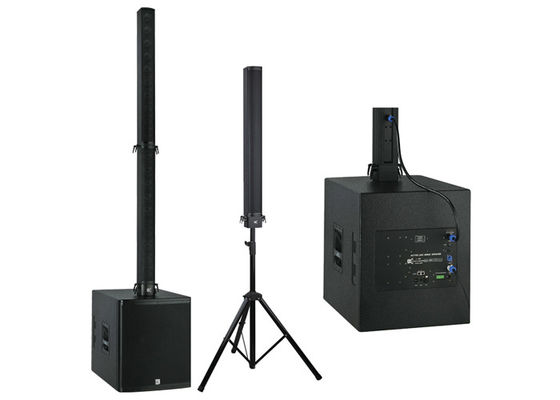 Stage Carvin Column Array Black Paint , Powered Line Array Speaker supplier