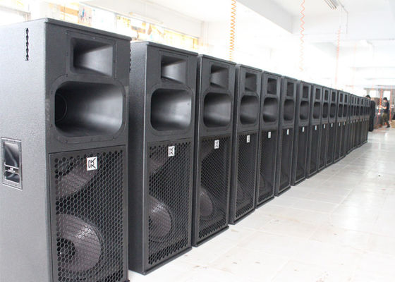 Commercial Passive Pa System 15 Inch Plywood , Passive Pa Speakers Black Paint supplier