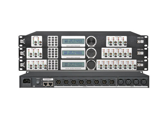 Night Club Power Center Control Audio Video Processor 4 In 8 Out Mixer supplier