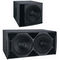 Big Dual Powered Subwoofer Bank Speaker Dj Sound System Plywood Enclosure supplier