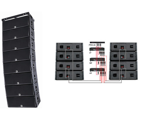 3 Way Active Speakers Sound System Playground Equipment Single 12 Inch For Big Events supplier
