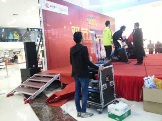Outdoor Pro Sound Speaker Dj Equipment Weeding Party Audio System Dual 15 Inch supplier