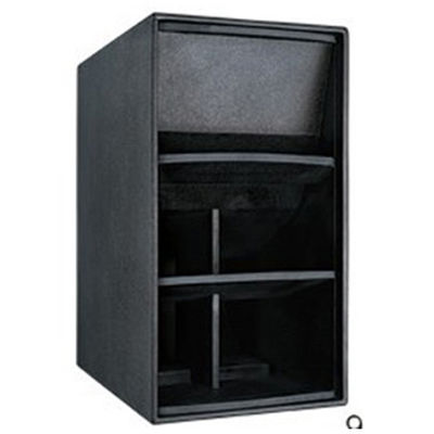 Outdoor Pa Nightclub Audio System Live Music Throw Speaker Black Paint supplier