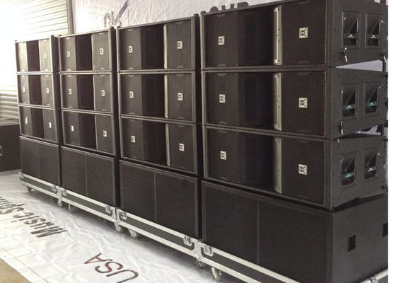 Concert Line Array Speaker Church Sound Equipment , church audio systems supplier