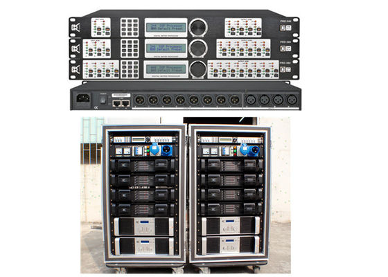 Night Club Power Center Control Audio Video Processor 4 In 8 Out Mixer supplier