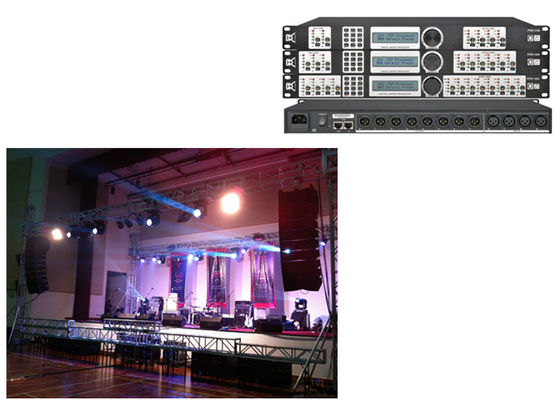 Outdoor Show Equipment Digital Sound Processor 3 in 6 out Professional Audio supplier