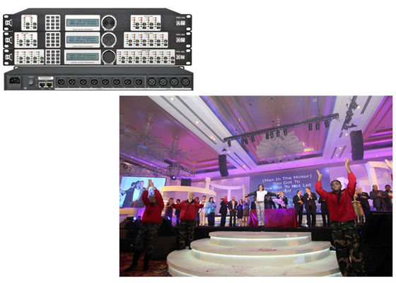 Outdoor Show Equipment Digital Sound Processor 3 in 6 out Professional Audio supplier