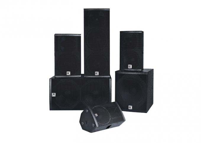 Passive Sound System Bass Speaker , Full Range Pa Dj System Speaker Box