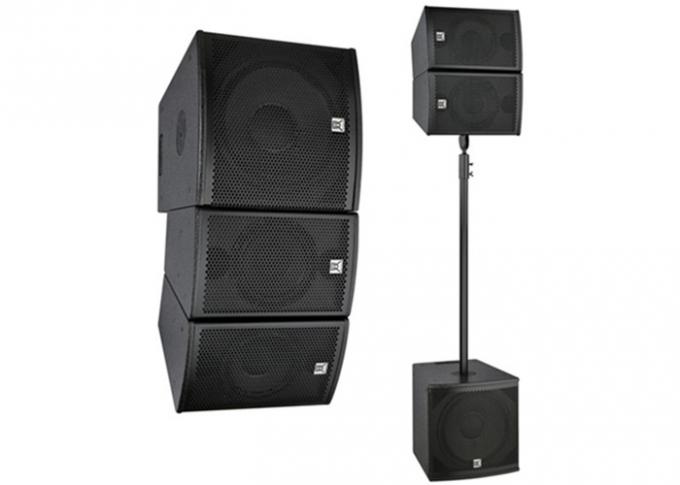 Auditorium Hall Active Line Array System , Sound System Speaker Box For Live Events