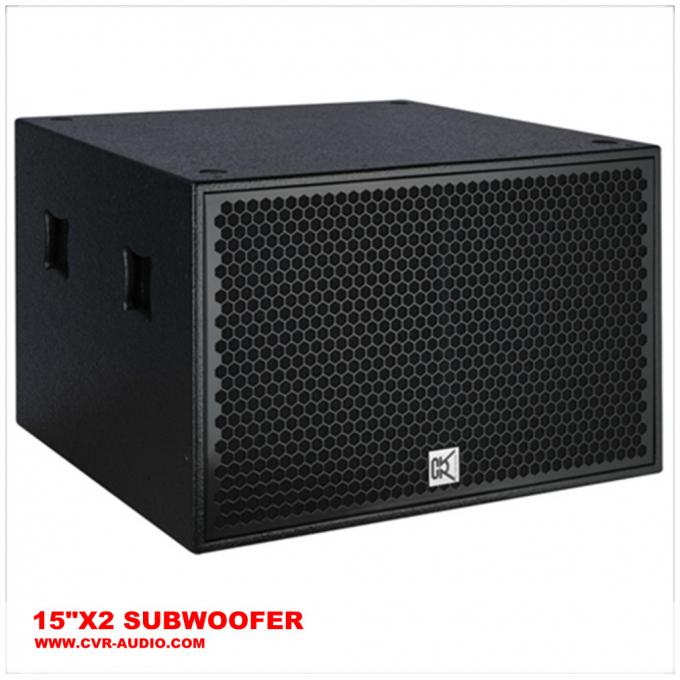 Night Club 1000 Watt Subwoofer Audio Pro Speaker 15"X2  4"VOICE COIL