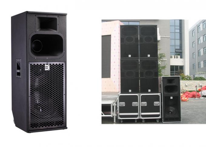 Outdoor Pa Nightclub Audio System Live Music Throw Speaker Black Paint