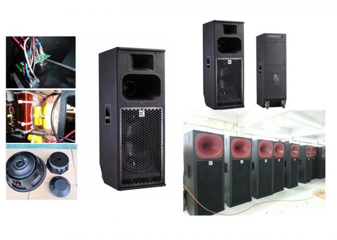 Outdoor Pa Nightclub Audio System Live Music Throw Speaker Black Paint