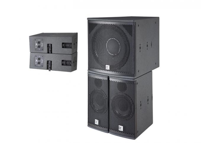 Black CVR 2 Way Crossover Column Array Speakers Full Range