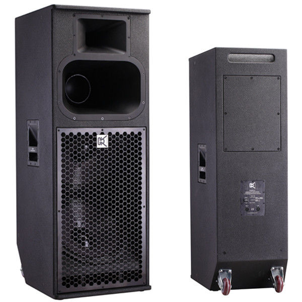 3 Way Karaoke PA Speaker System For Stage Sound Wooden Box , Passive Speaker System